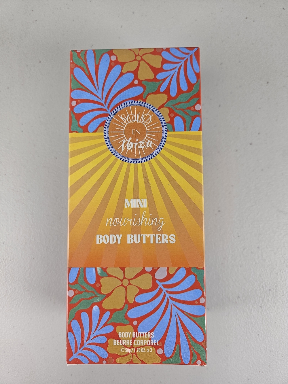Marbella New In Box Mini Nourishing Body Butters - Orange, Blue & Green